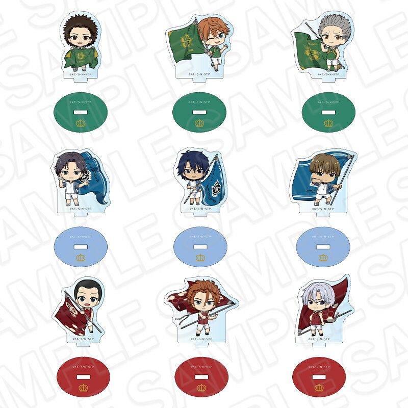 新テニスの王子様 ミニアクリルスタンド（ランダム） B flag ミニキャラ ver．