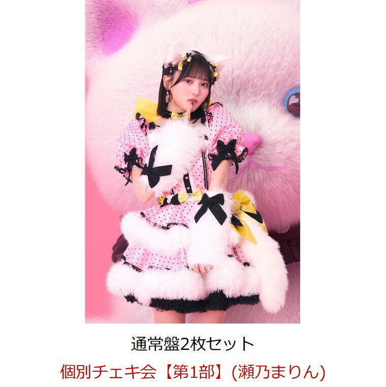 【楽天ブックス限定先着特典】【クレジットカード決済限定】【イベント対象】すきなんかじゃ...にゃい！(通常盤×2枚セット)(個別チェキ会【第1部】(瀬乃まりん)) [ fav me ]