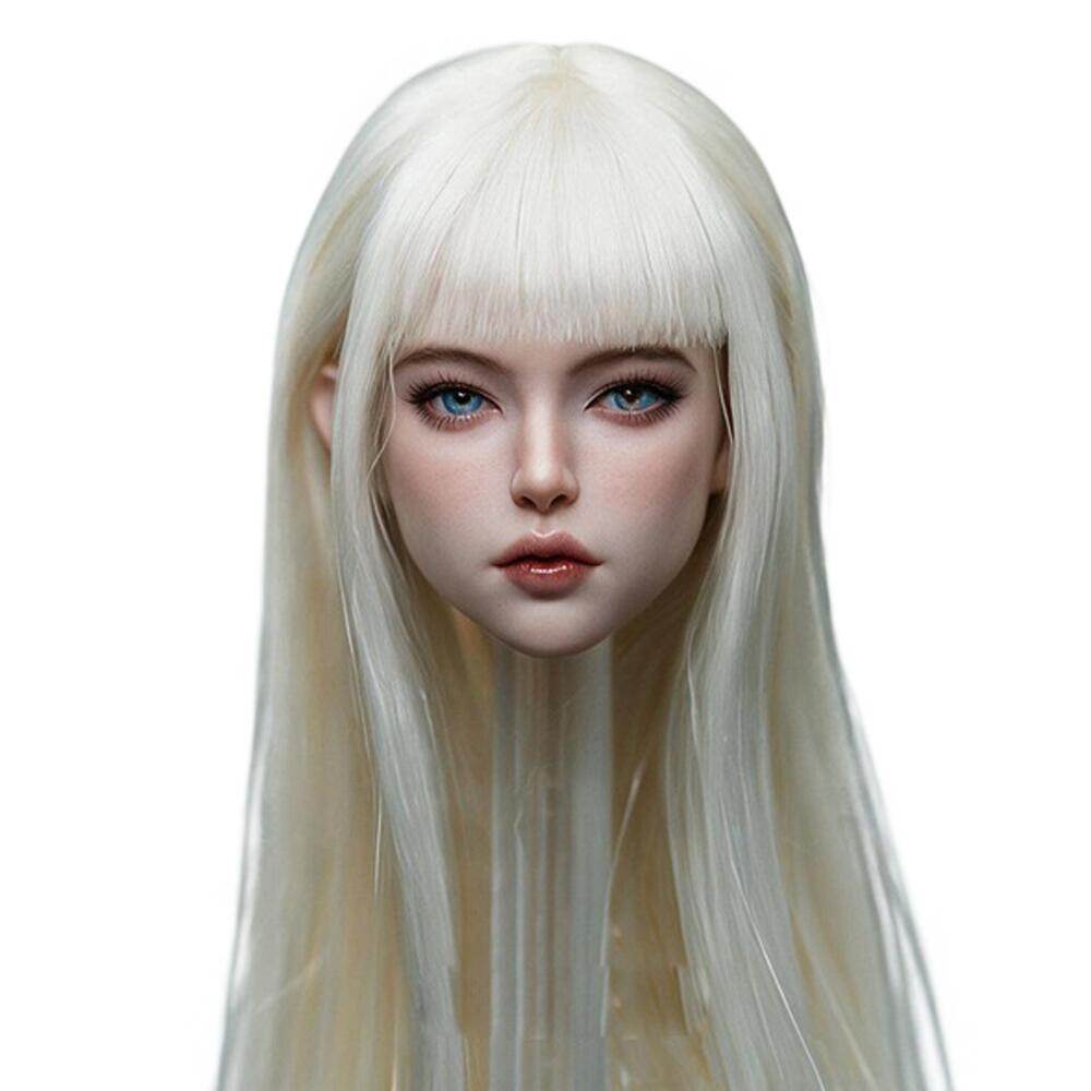ボビトイズ 1/6 顔造シリーズ クララ 可動眼ヘッド ホワイトヘア 【BO001C】 (フィギュア)