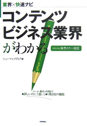 コンテンツビジネス業界がわかる