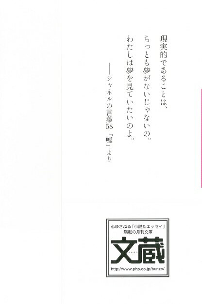 ココ・シャネル　女を磨く言葉 （PHP文庫） [ 高野てるみ ]
