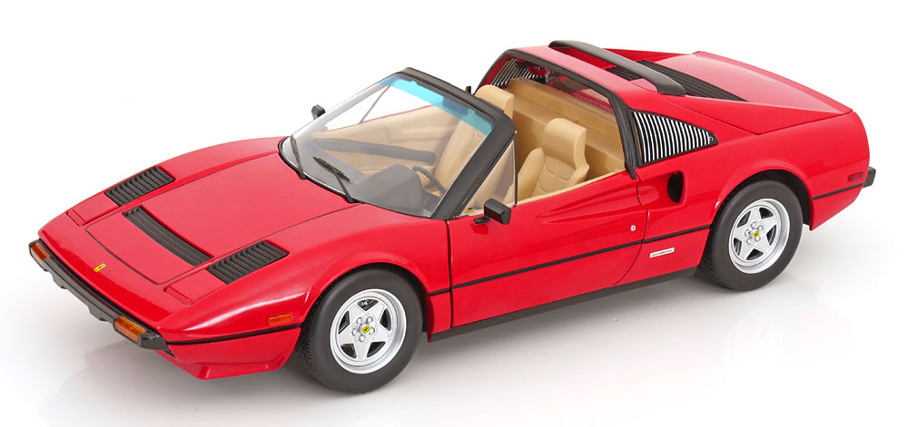 KK Scale 1/12 Ferrari 308 GTS QV 1982 US-Version aus der TV-Serie Magnumレッド 【KKDC120271】 (ミニカー)