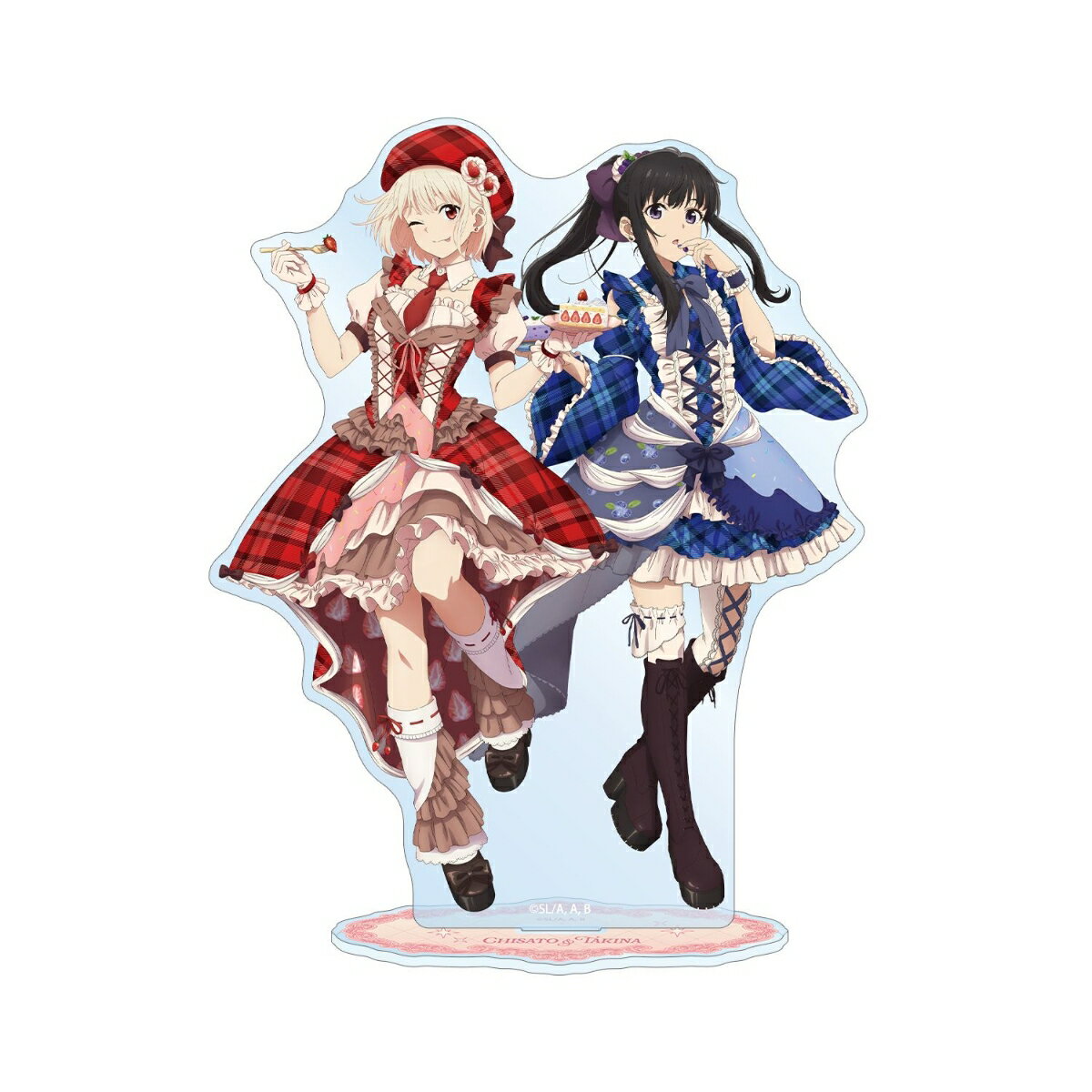 TVアニメ「リコリス・リコイル」描き下ろし 錦木千束&井ノ上たきな スイーツ衣装ver. BIGアクリルスタンド