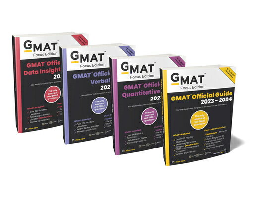 GMAT Official Guide 2023-2024 Bundle, Focus Edition: Includes GMAT Official Guide, GMAT Quantitative