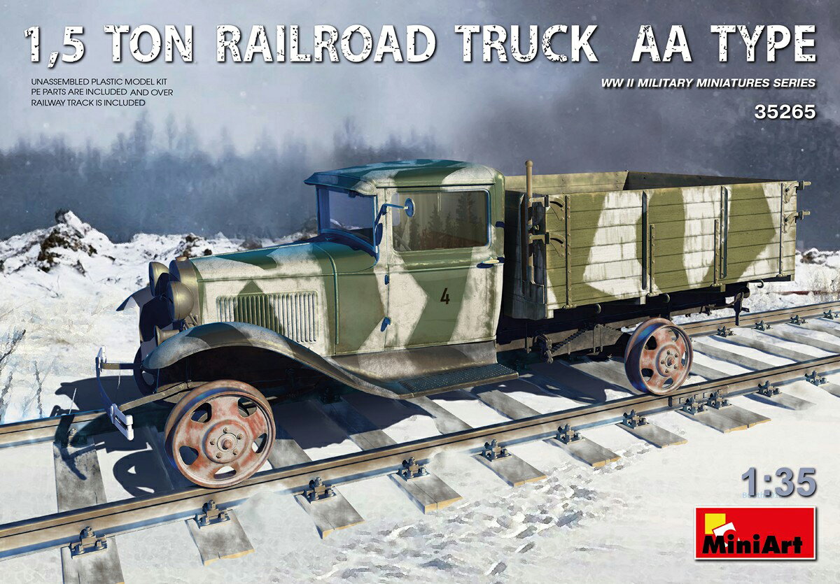 1/35 WW.II ソビエト軍 1.5t軍用軌陸車 AAタイプ 【MA35265】 (プラモデル)