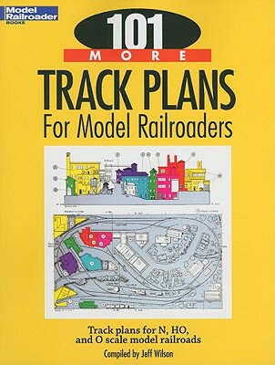 101 Track Plans has been a classic for model railroaders since its publication five decades ago. Now, a new book follows up where the original leaves off. 101 More Track Plans for Model Railroaders evokes the look and feel of its predecessor, with a simple premise: a multitude of track plans to inspire modelers. Featuring plans from Model Railroader magazine from the '60s, '70s, and early '80s, each track plan has a newly written, informational description of the design. The track plans range in size from simple 4 x 8 foot and smaller layouts to room- and garage-sized showpieces, with the majority focusing on mid-size layouts.