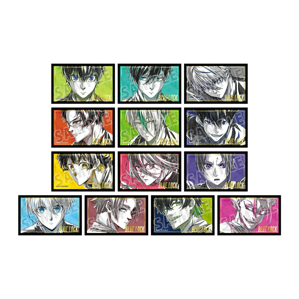 TVアニメ『ブルーロック』トレーディング Ani-Art BLACK LABEL 第2弾 箔押しカード(BOX＝13個)
