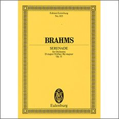【輸入楽譜】ブラームス, Johannes: 管弦楽のためのセレナード 第1番 ニ長調 Op.11: スタディ・スコア
