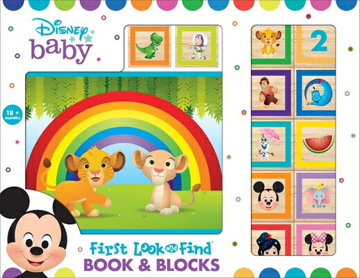 Disney Baby: First Look and Find Book & Blocks DISNEY BABY 1ST LOOK & FIND BK [ Erin Rose Wage ]