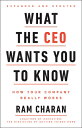 ŷ֥å㤨What the CEO Wants You to Know, Expanded and Updated: How Your Company Really Works WHAT THE CEO WANTS YOU TO KNOW [ Ram Charan ]פβǤʤ4,276ߤˤʤޤ