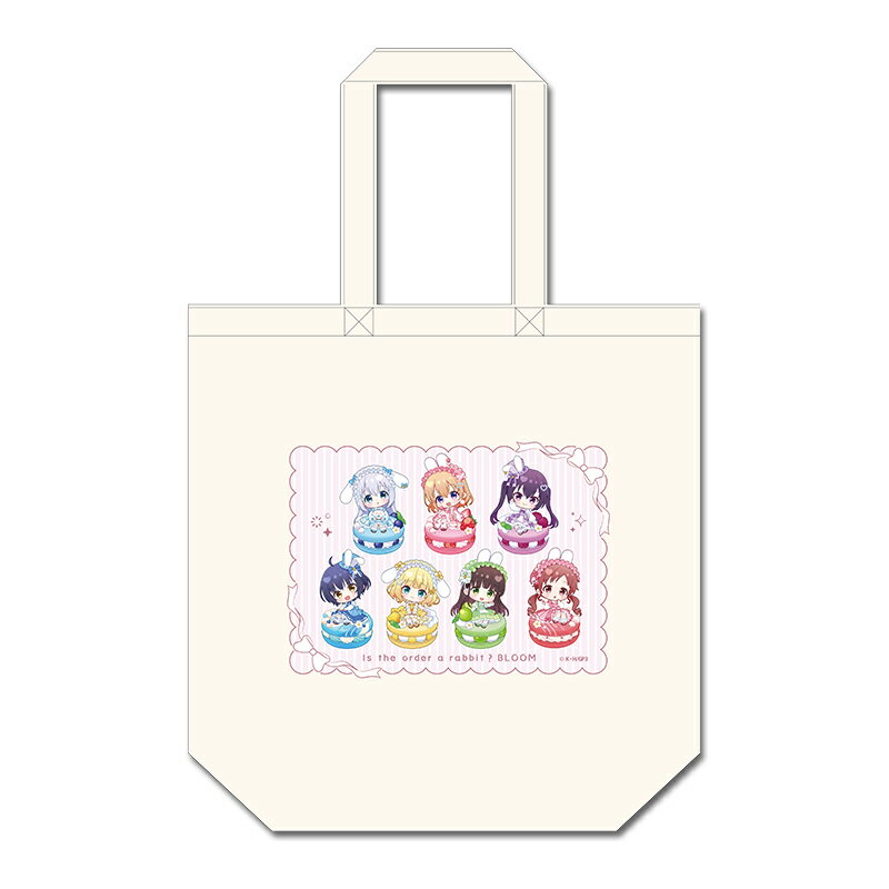 ご注文はうさぎですか? BLOOM ぷちちょこキャンバストートバッグ マカロンver．
