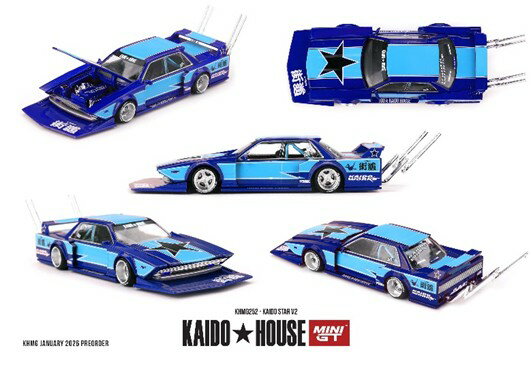 MINI-GT 1/64 KAIDO STAR V2(右ハンドル) 【KHMG252】 (ミニカー)