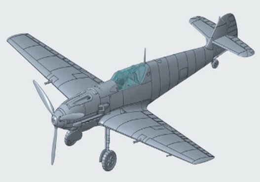 1/72 メッサーシュミット Bf109E-3 【03781】 (プラモデル)