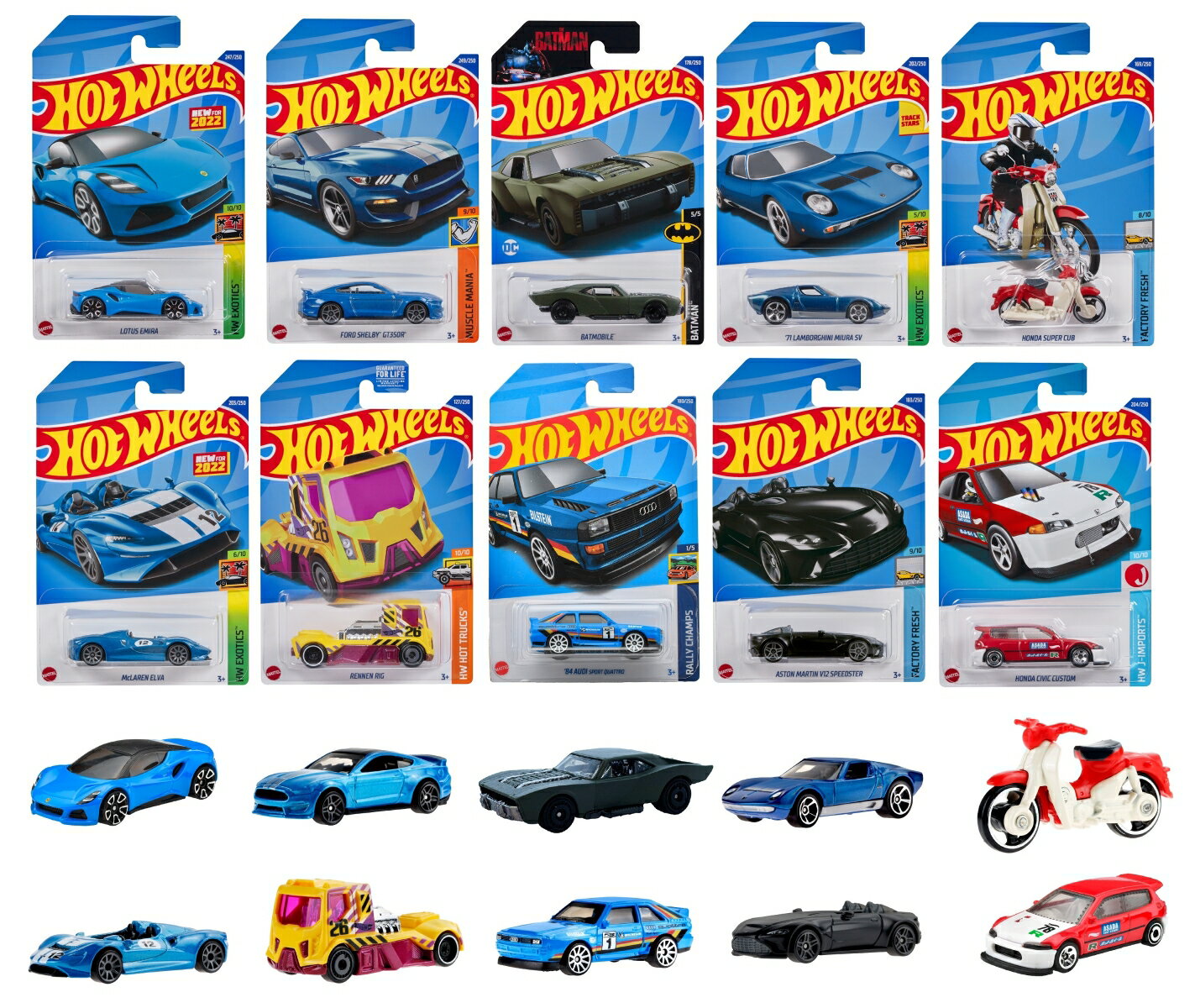 ホットウィール（Hot Wheels） ベーシックカー Aアソート【ミニカー36台入り BOX販売】 【3才~】 98KA-C4982