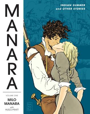 Italian comics superstar Milo Manara brings an epic collection of his graphic fiction to America! The Manara Library presents thousands of pages of the maestro's stunning and sexy comics art, painstakingly translated and comprehensively collected for the first time in a handsome series of hardcover volumes! The first of nine archival editions, The Manara Library Volume One collects two of Manara's seminal works: the sweeping epic Indian Summer, a collaboration with Hugo Pratt, world-renowned creator of Corto Maltese; along with Manara's The Paper Man; both newly translated by Euro comics expert Kim Thompson. This deluxe hardcover also features a heartfelt foreword by comics legend Frank Miller and an informative introduction by Italian editor Andrea Plazzi, discussing the Manara/Pratt relationship and the genesis of the two stories, both set in a lush, romantic vision of the American West.