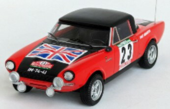 トロフュー 1/43 フィアット 124 アバルト ラリー 1977年 ラリーポルトガル #23 Santinho Mendes/Santos Ferreira 【dsn382】 (ミニカー)