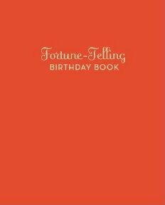 FORTUNE-TELLING BIRTHDAY BOOK(H) [ ARLIENE B. CLARK ]