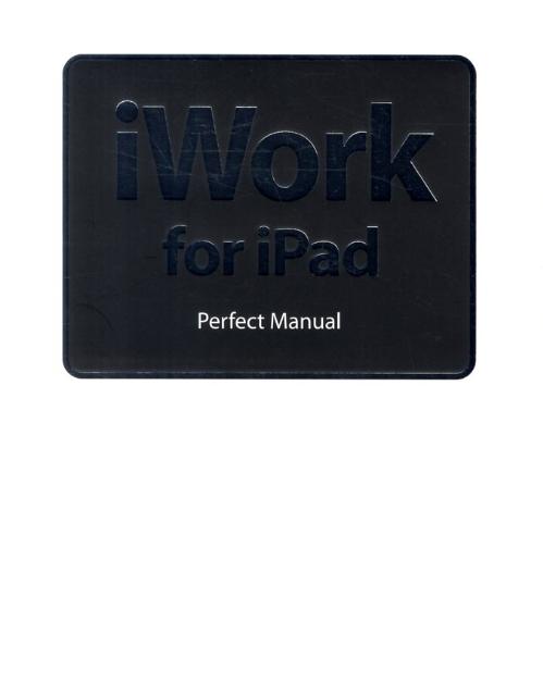 iWork　for　iPad　Perfect　Manual