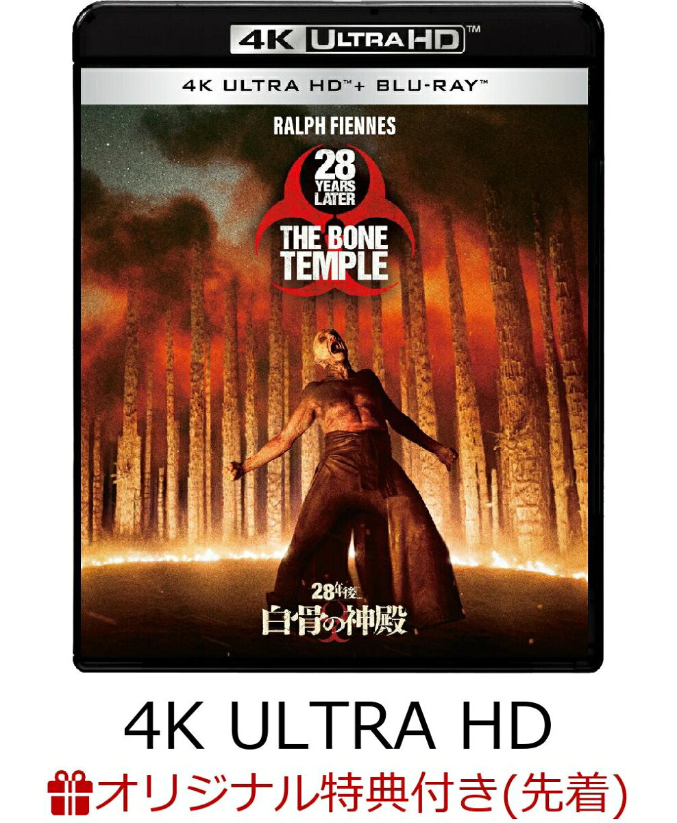 【楽天ブックス限定先着特典】28年後... 白骨の神殿 4K UHD ＋ ブルーレイ セット【4K ULTRA HD】(L判ブロマイド×3枚) [ レイフ・ファインズ ]