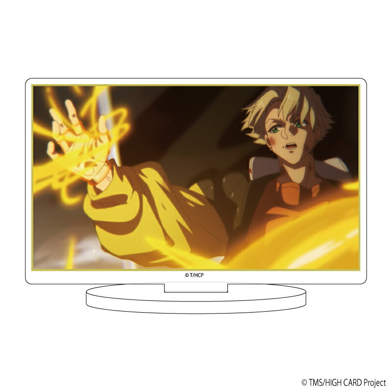 キャラアクリルフィギュア「HIGH CARD」06/フィン・オールドマン(場面写イラスト)【グッズ】