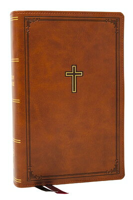 KJV Personal Size Large Print End-Of-Verse Reference Bible, Brown Leathersoft, Red Letter, Comfort P KJV PERSONAL SIZE LP END-OF-VE 