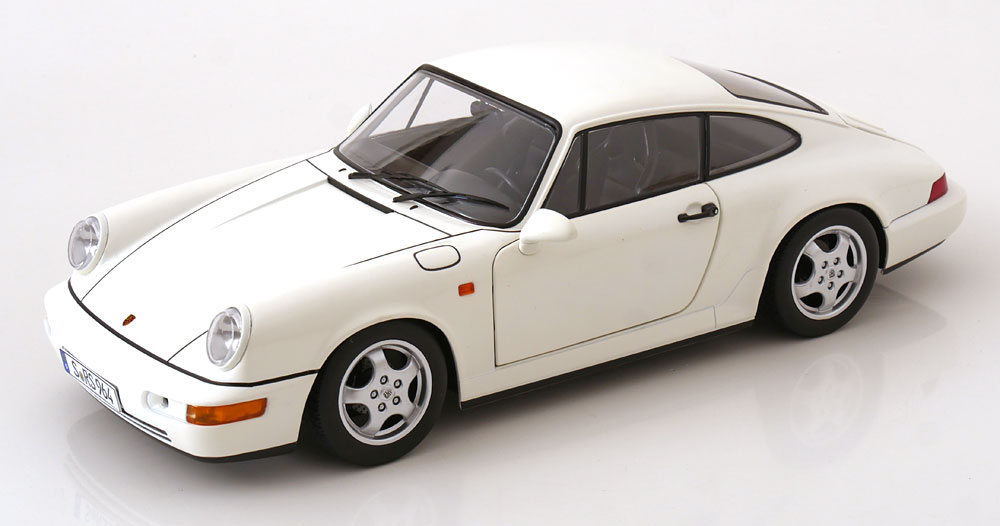 KK Scale 1/12 Porsche 911 (964) RS 1992 with Cup rimsホワイト 【KKDC120241C 】 (ミニカー)