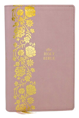 KJV Personal Size Large Print End-Of-Verse Reference Bible, Pink Leathersoft, Red Letter, Comfort Pr KJV PERSONAL SIZE LP END-OF-VE 