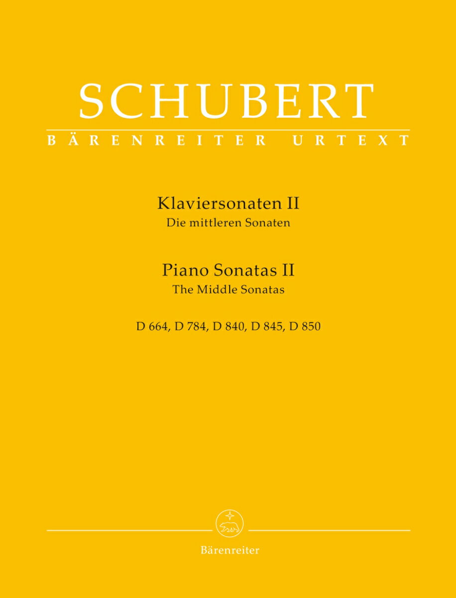 【輸入楽譜】シューベルト, Franz: ピアノ・ソナタ集 第2巻: 中期のソナタ/原典版/Litschauer編