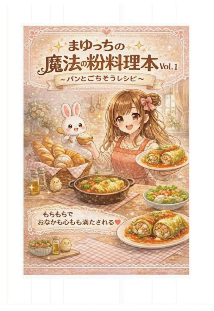 【POD】まゆっちの魔法の粉料理本vol1　パンとご馳走レシピ ／まゆっち （パブフォト）