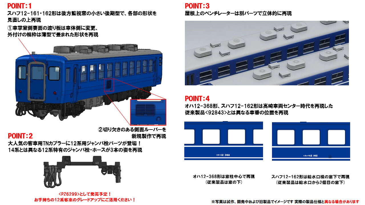 最安・在庫まとめて検索】TOMIX JR 12系客車 (ぐんま車両センター