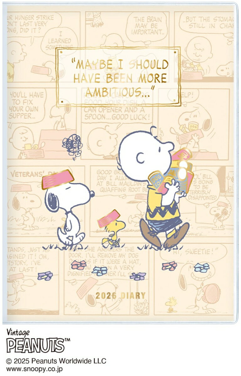 26D/W302 B6コミックデザインピーナッツ/コミックデザイン