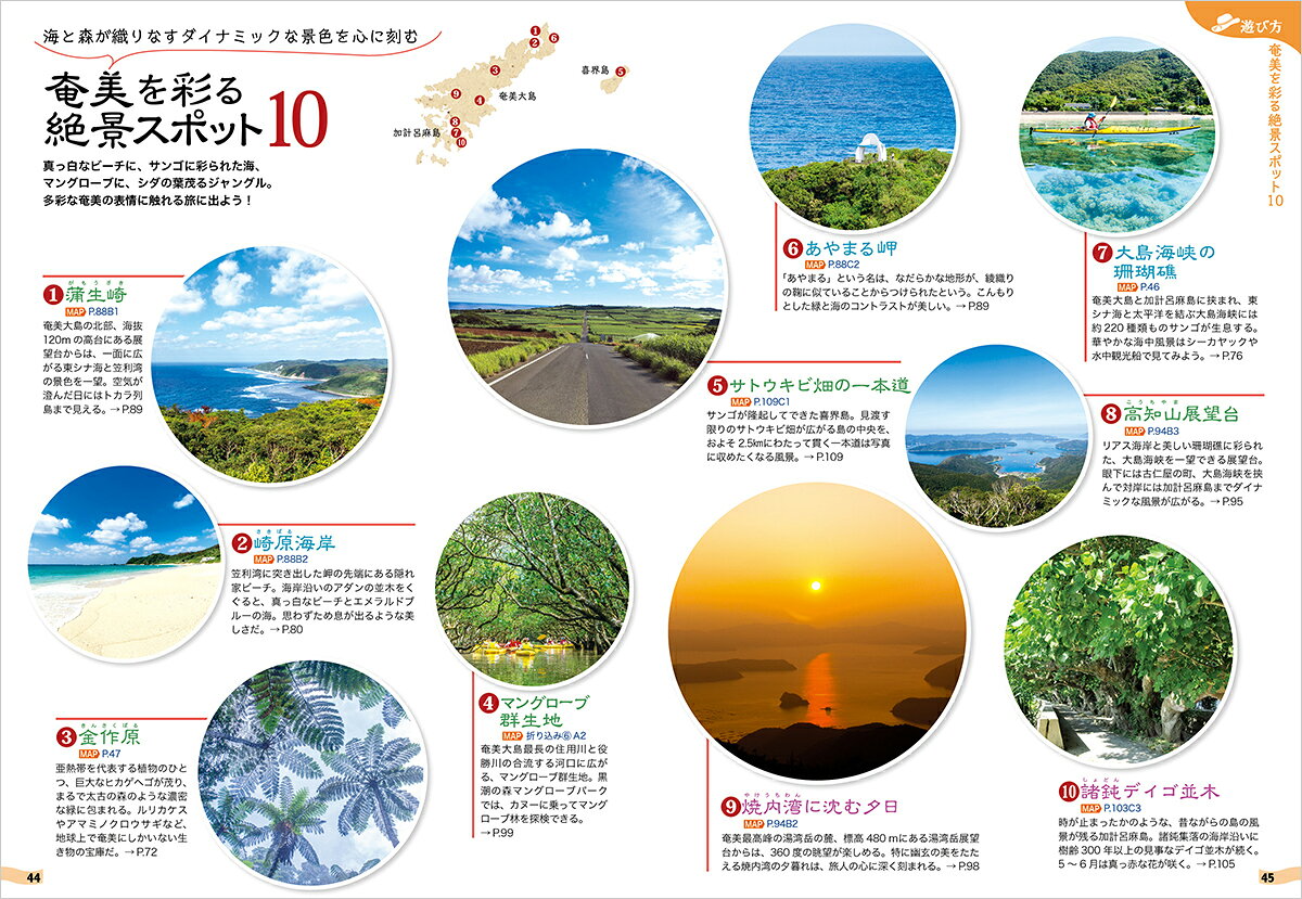 02　地球の歩き方　島旅　奄美大島　喜界島　加計呂麻島（奄美群島1）　5訂版 [ 地球の歩き方編集室 ] book-21982388 楽天ブックス サンプル画像3