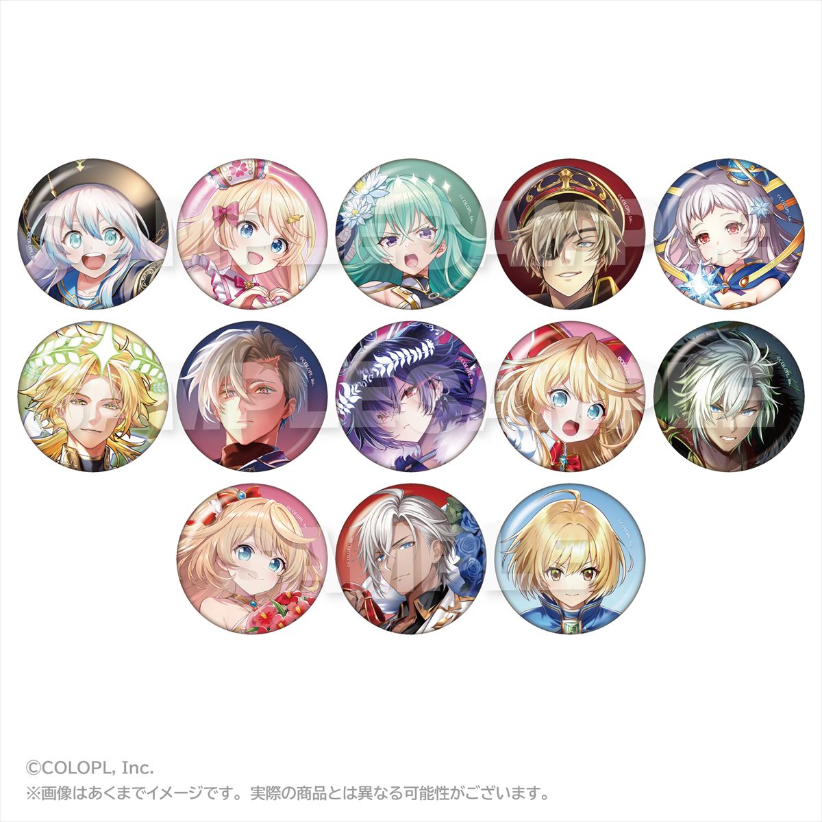 「クイズRPG 魔法使いと黒猫のウィズ」からトレーディング缶バッジA（等身ver．）が登場！【対象年齢】：15歳以上【商品サイズ (cm)】(幅×高さ）：5.7×5.7