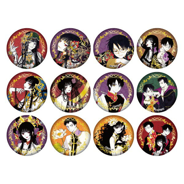 xxxHOLiC 箔押し缶バッジコレクション 【1BOX12箱入り】