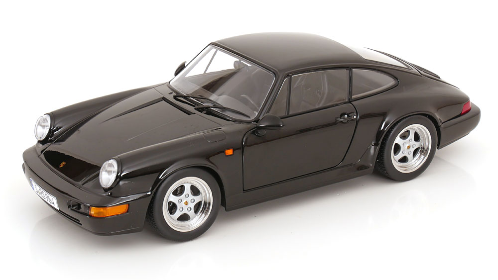 KK Scale 1/12 Porsche 911 (964) RS 1992 with Speedline rims ブラック 【KKDC120243S】 (ミニカー)