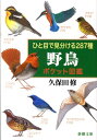 ひと目で見分ける287種 野鳥ポケット図鑑 （新潮文庫　新潮文庫） [ 久保田 修 ]