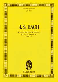 【輸入楽譜】バッハ, Johann Sebastian: ヨハネ受難曲 BWV 245/Schering編: 小型スコア [ バッハ, Johann Sebastian ]