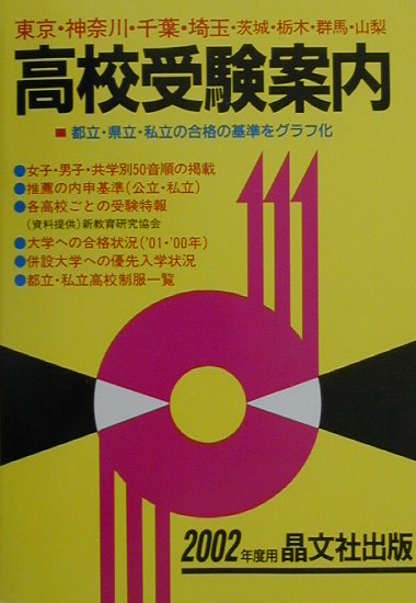 高校受験案内（2002年度用）