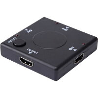 CYBER HDMIセレクター 3in1 ( PS4 / SWITCH 用) ブラック