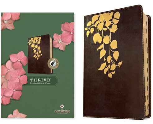 NLT Thrive Devotional Bible for Women (Leatherlike, Cascade Deep Brown, Indexed) NLT THRIVE DEVO BIBLE FOR WOME [ New Living Translation ]