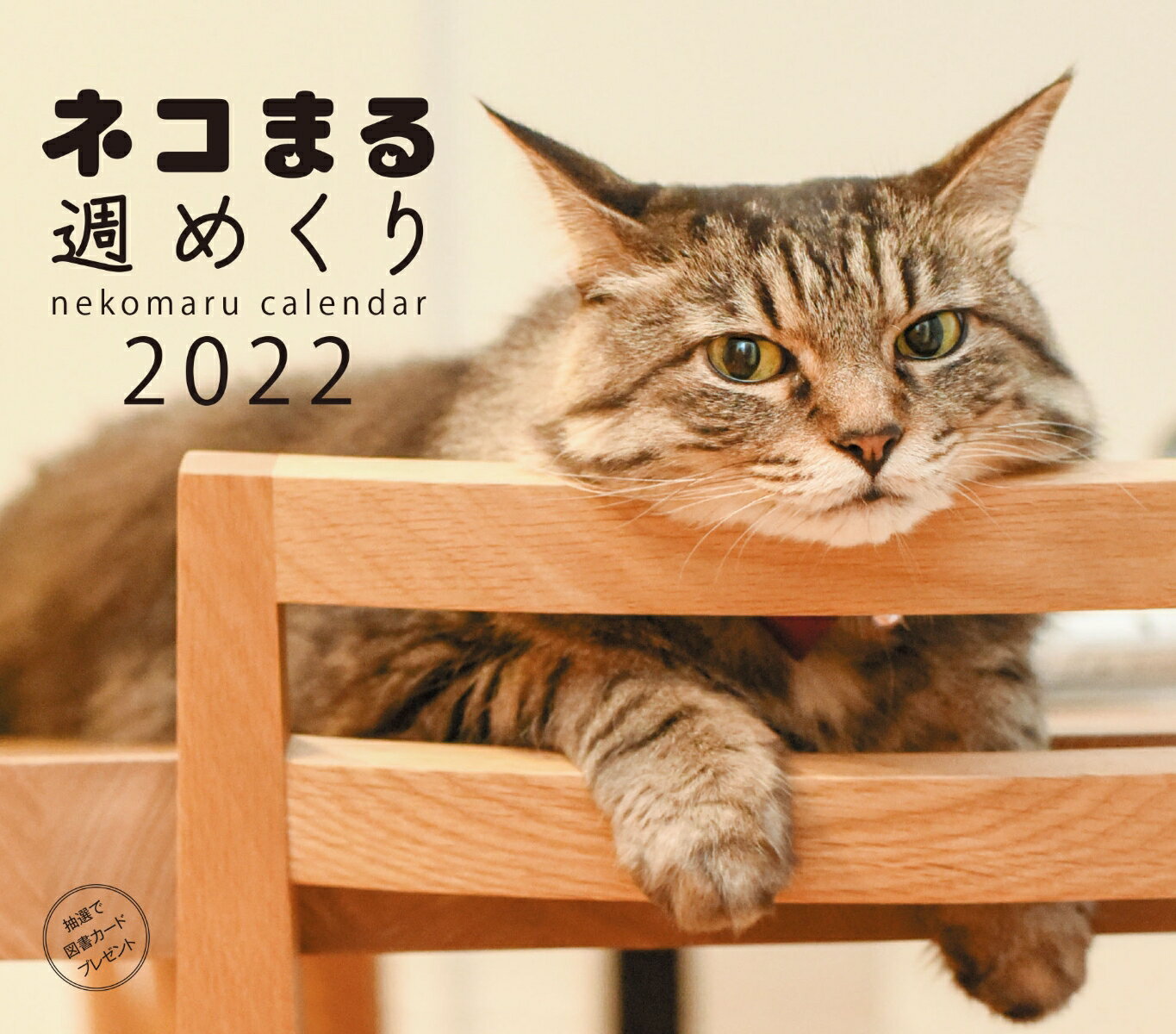 2022カレンダー ネコまる 週めくり