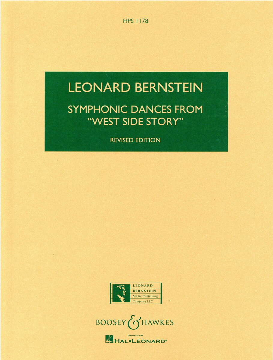 【輸入楽譜】バーンスタイン, Leonard: 「ウェスト・サイド物語」より シンフォニック・ダンス