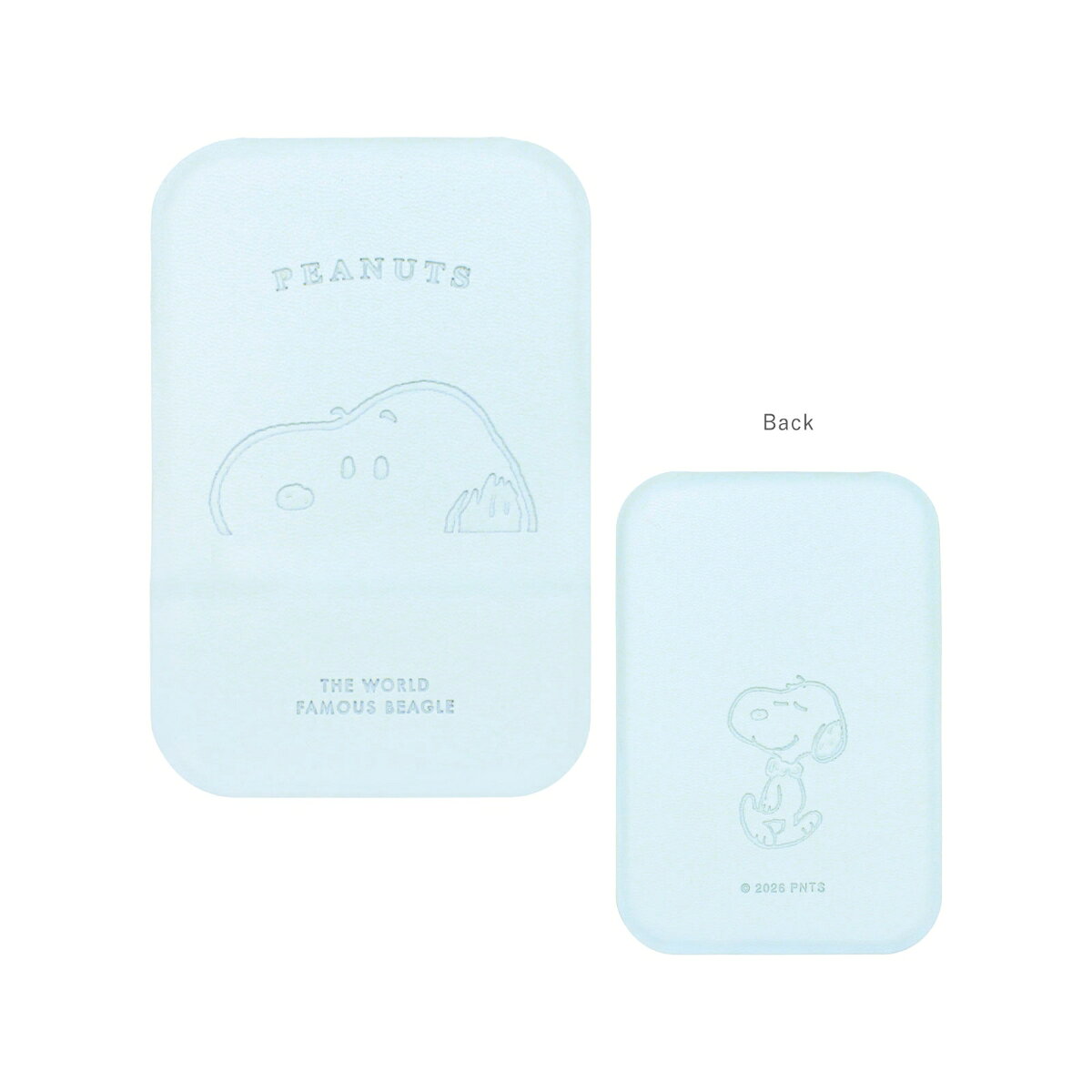 スヌーピーミニスタンドミラー　ひょっこり