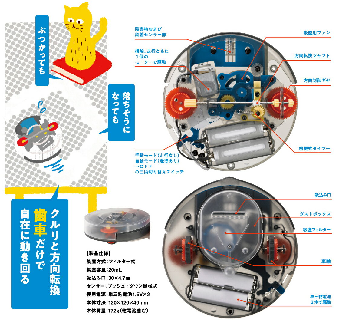 大人の科学マガジン　BESTSELECTION05　卓上ロボット掃除機 [ 大人の科学マガジン...