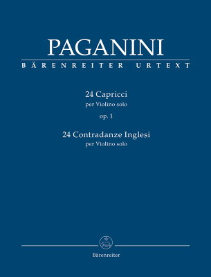 【輸入楽譜】パガニーニ, Nicolo: 24のカプリース Op.1と24のイギリスのコントルダンス/Macchione編