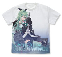 艦隊これくしょん -艦これー山風改ニ丁 フルグラフィックTシャツ/WHITE-L