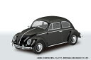 楽プラ スナップキット 1/32 フォルクスワーゲン ビートル(ブラック) 【20-BK】 (プラモデル)
