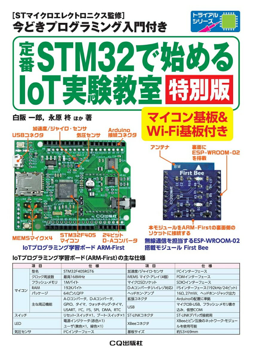 定番STM32で始めるIoT実験教室[特別版] マイコン基板