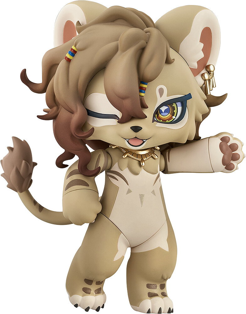 GoodSmile Chinaによるモフモフ世界観のオリジナル企画『FLUFFY LAND』より、新しいお友達の獅心の大志を抱く冒険家「August」がねんどろいどになって登場!

南部最大の一族である獅子族の出身。
広大な砂漠地帯で育ち、自由奔放で細かいことにこだわらない性格。
冒険を好み、各地を旅して見聞を広げており、サバイバル能力とコミュニケーション能力はいずれも高い。
旅の様子はSNSでVlogとして発信している。

幼い頃は非常にやんちゃで手がつけられなかったが、両親の勧めで遠方へ遊学。
留学生として、「River」や「Caesar」などの仲間と出会った。

表情パーツ：「ウィンク顔」「微笑み顔」「興奮顔」
オプションパーツ：「宝の地図」「ペットの蛇」など

全数封入特典
ステッカー

※画像はイメージです。
※「ねんどろいど Caesar」（別売）とあわせて飾ろう。
※掲載の写真はサンプル品を撮影しています。実際の商品とは一部仕様等異なる場合があります。
※商品の塗装は彩色工程が手作業になるため、商品個々に多少の差異があります。予めご了承ください。
※製品は自立しません。付属の台座や支柱を使用してください。

【付属品】
専用台座

&copy;GOODSMILE CHINA

・ホビー系商品についての諸注意
メーカー都合により発売の大幅な延期が発生する可能性がございます。
予約商品についてはメーカーから順次入荷次第の発送となります。メーカー公表の発売日とは異なる場合がございますのでご了承ください。【対象年齢】：【商品サイズ (cm)】(高さ）：10