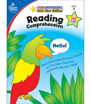 Reading Comprehension, Grade 3: Gold Star Edition Volume 16 WORKBK-READING COMPREHENSION G （Home Workbooks） Carson Dellosa Education